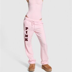 Ivy Fleece Straight-Leg Sweatpants